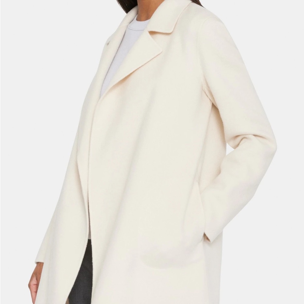 Theory Open Front Coat In Double-Face Wool-Cashme… - image 1